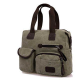Ekphero Men Women Vintage Canvas Bag Shoulder Messenger Handbag