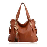 Women Casual PU Leather Pendant Handbag Crossbody Bag