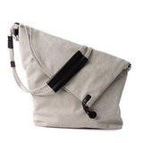 Women Canvas Bags Casual Black Buttom Shoulder Bags Crossbody Bags