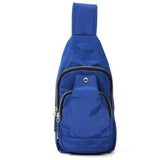 Women Men Nylon Chest Bags Sports Waterproof Crossbody Bags Casual Outdoor Bags