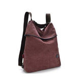 Women Canvas Handbags Girls Casual Shoulder Bags Backpacks Crossbody Bags