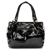 Women Luxury Paillette Patent Leather Handbag Casual Large Crossbody Shoulder Bag