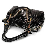 Women Luxury Paillette Patent Leather Handbag Casual Large Crossbody Shoulder Bag