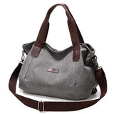 Durable Canvas Big Capacity Shoulder Bags Crossbody Bags