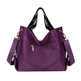 Women Nylon Waterproof Tote Bags Casual Shoulder Bags Classic Capacity Shopping Bags