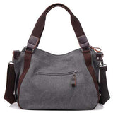 Women Durable Canvas Large Capacity Handbag