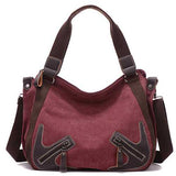 Women Durable Canvas Large Capacity Handbag