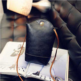 Women Irregular Little Phone Bag Casual PU Crossbody Bag