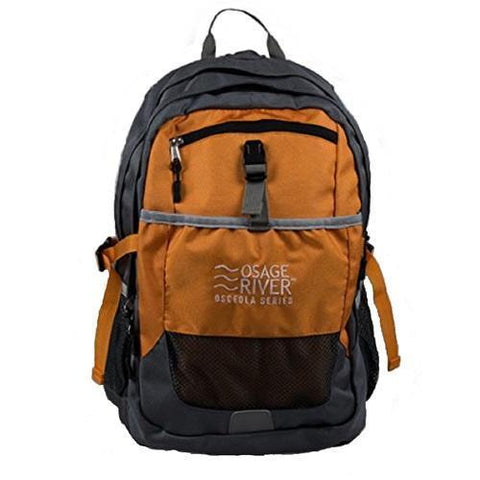 Osage River Osceola Series Daypack - Titanium/Orange