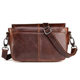 Women Genuine Leather Shoulder Bags Retro Flap Crossbody Bags Vintage Bags