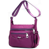 Women Multi Pockets Light Shoulder Bags Outdoor Travel Waterproof Crossbody Bags Messenger Bags