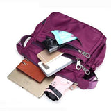 Women Multi Pockets Light Shoulder Bags Outdoor Travel Waterproof Crossbody Bags Messenger Bags