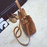 Two Piece Women PU Leather Tote Handbag Crossbody Bag