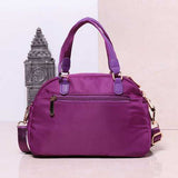 Women Nylon Light Water Resistance Tote Handbag