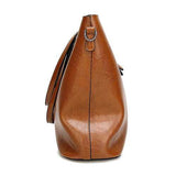 Women Tote Handbags Vintage Front Pocket Shoulder Bags