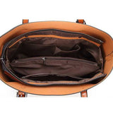 Women Tote Handbags Vintage Front Pocket Shoulder Bags