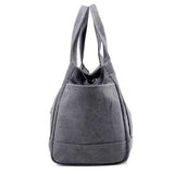 Women Canvas Tote Handbags Casual Printing Shoulder Bags Capacity Shopping Bags