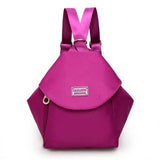 Women Nylon Shoulder Bags Multifunction Outdoor Light Waterproof Backpack