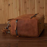 Ekphero Women Genuine Leather Minimalist Crossbody Bag