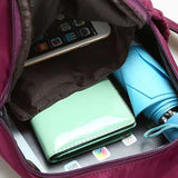 Women Nylon Light Chest Bags Outdoor Shoulder Bags Sports Backpack