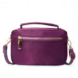 Women Nylon Waterproof Multi Pocket Zipper Handbag Crossbody Bag