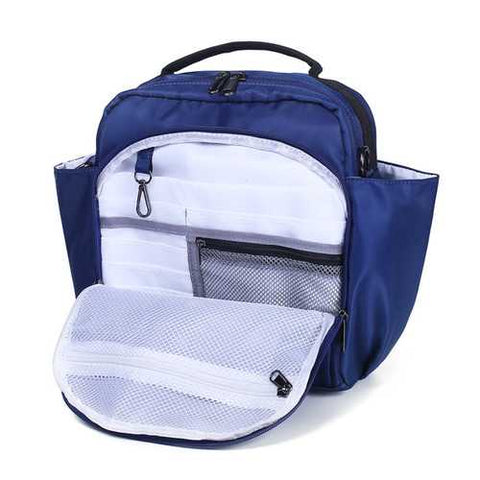 Ekphero Women Men Nylon Waterproof Multi Pockets Crossboby Bag Shoulderbags