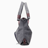 Women Canvas Durable Tote Casual Functional Handbag Shoulder Bag Crossbody Bag