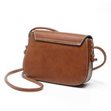 Women PU Leather Retro Elegant  Hasp Shoulder Bag Crossbody Bag