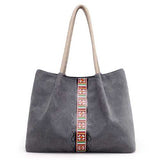 Women Durable Canvas Casual Retro Elegant Vintage Large Capacity Handbag