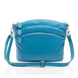 Women Genuine Leather Shoulder Bag Multi Pocket Travel Crossboby Bag