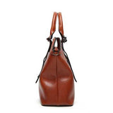 Women High Quality PU Leather Vintage Elegant Functional Handbag Shoulder Bag