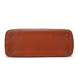 Women High Quality PU Leather Vintage Elegant Functional Handbag Shoulder Bag