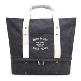 Women Quality Canvas Large Capacity Handbag Travel Bag Storage Bag