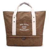 Women Quality Canvas Large Capacity Handbag Travel Bag Storage Bag