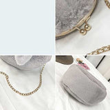 Cute Rabbit Plush Creative Shoulder Bag Phone Bag Chain Shell Crossbody Bags