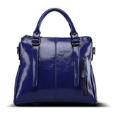 Women Quality Oil Wax Leather Elegant Handbag Shoulder Bag Crossbody Bag