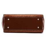 Women Crocodile High-End Vintage PU Leather Handbag Shoulder Bag