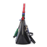 Brenice Women Retro Mini-Shoulder Bag Tassel Handbag