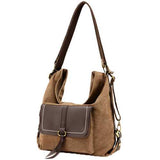 Multifunctional Women Casual Crossbody Bag Retro Backpack
