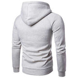 Fashion Zipper Collar Cashmere Hooded Sweater