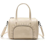 Large Capacity Women Retro Pu Leather Crossbody Bag Handbag