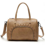 Large Capacity Women Retro Pu Leather Crossbody Bag Handbag