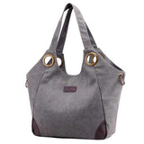 Women Canvas Handbag Casual Tote Shoulder Bag