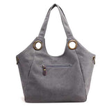 Women Canvas Handbag Casual Tote Shoulder Bag
