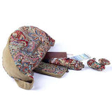 Brenice Women Large Capacity Ethnic Embroidery Shoulder Bag