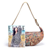 Brenice Women Large Capacity Ethnic Embroidery Shoulder Bag