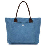 Vintage Simple Wild Tote High Capacity Handbags For Women