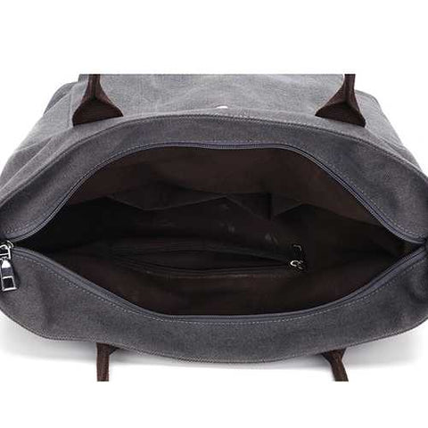 Vintage Simple Wild Tote High Capacity Handbags For Women