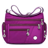 Women Nylon Water-resistant Crossbody Shoulder Bag