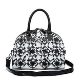 Women Patchwork Genuine Leather Handbag Crossbody Bag